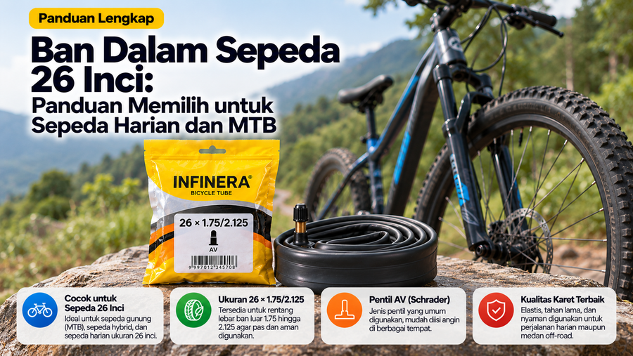 Ban Dalam Sepeda 26 Inci: Panduan Memilih untuk Sepeda Harian dan MTB