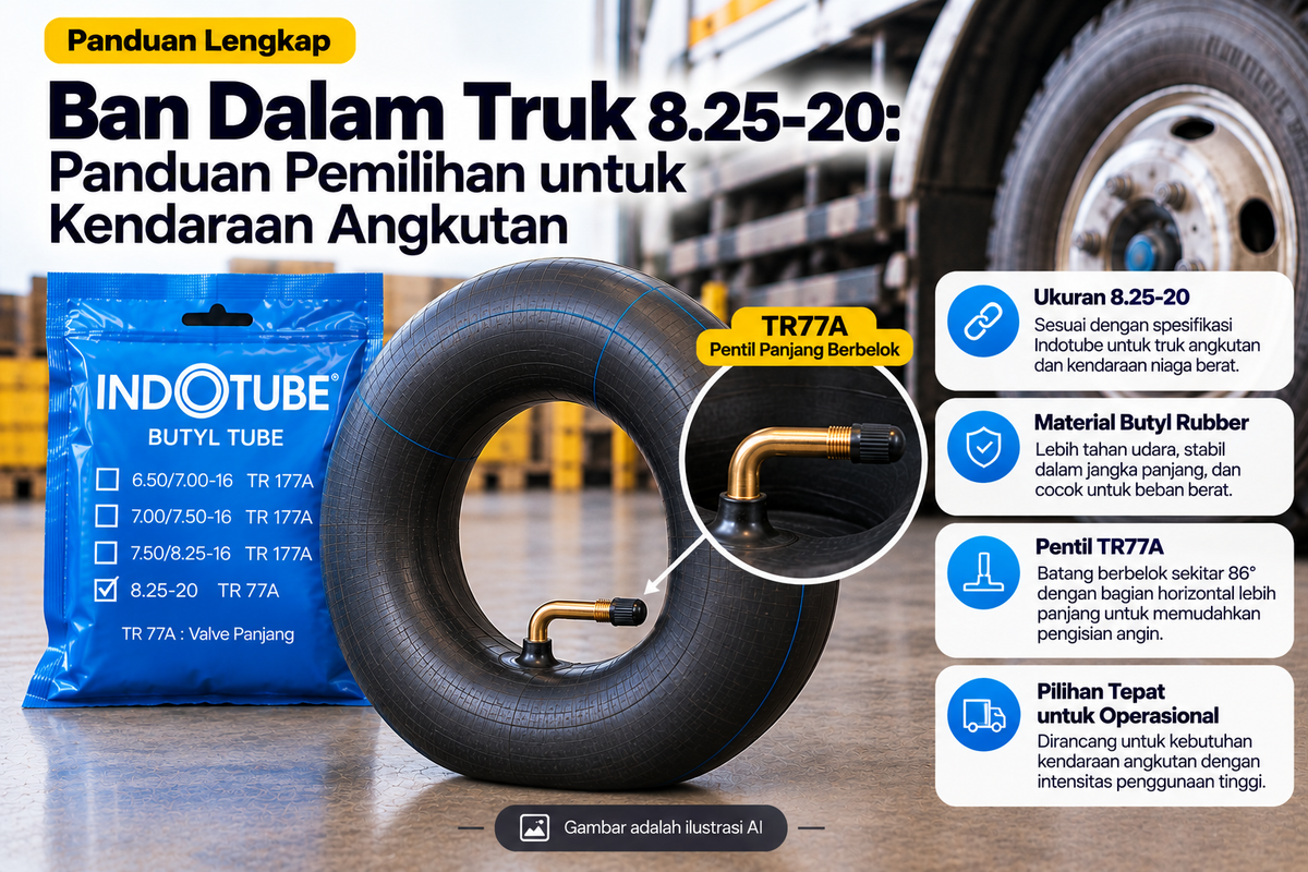 Ban Dalam Truk 8.25-20: Panduan Pemilihan untuk Kendaraan Angkutan