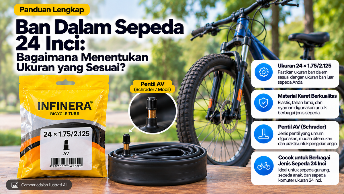 Ban Dalam Sepeda 24 Inci: Bagaimana Menentukan Ukuran yang Sesuai?
