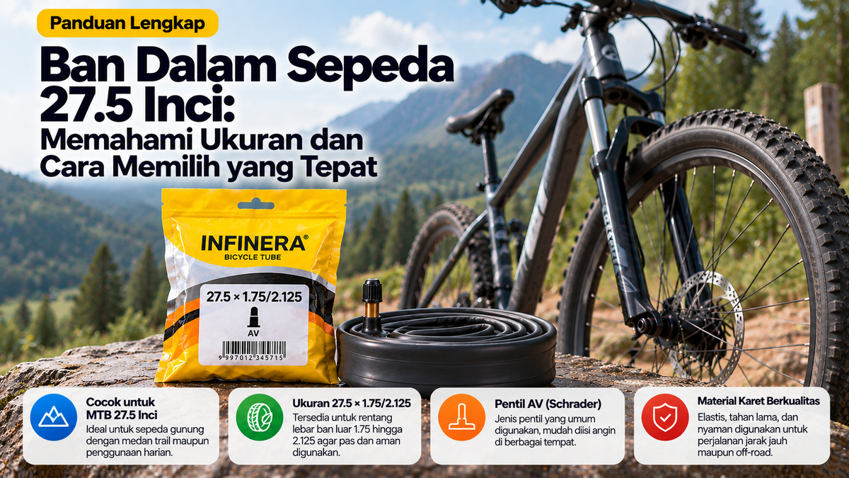Ban Dalam Sepeda 27.5 Inci: Memahami Ukuran dan Cara Memilih yang Tepat