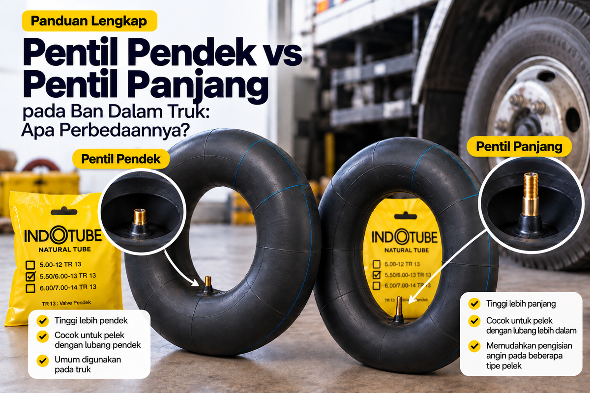 Pentil Pendek vs Pentil Panjang pada Ban Dalam Truk: Apa Perbedaannya?