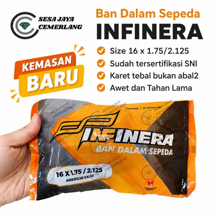 Ban Dalam Sepeda 16 Inci: Cara Memilih Ukuran 1.75 hingga 2.125