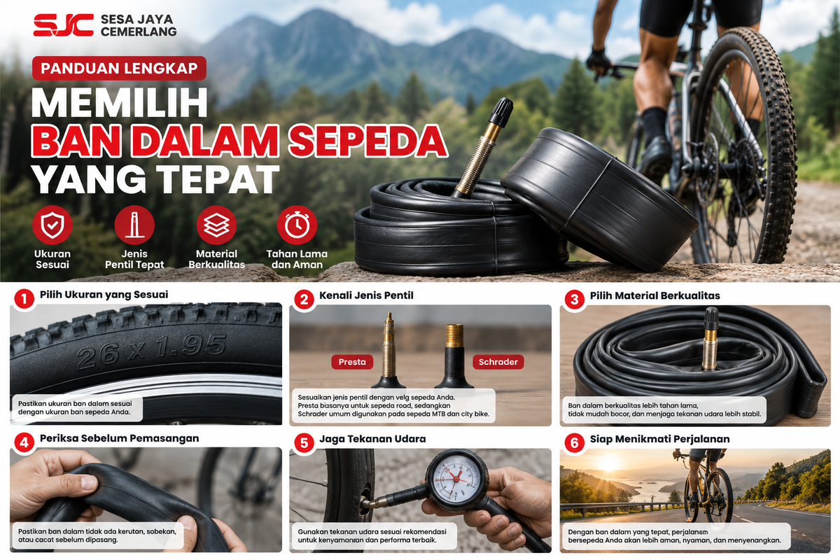 Panduan Memilih Ban Dalam Sepeda yang Tepat
