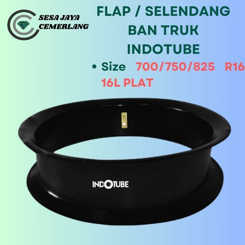 700/750/825 R16 PLAT Flap / Selendang / Ban Perut / ban lidah mobil Truk Indotube