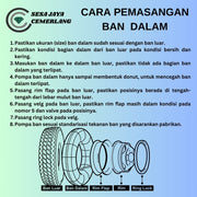 1200 R24 Flap / Selendang / Ban Perut / ban lidah mobil Truk Indotube