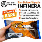 18 x 1.75/2.125 Ban Dalam Sepeda Infinera Ukuran 18 x 1.75/2.125