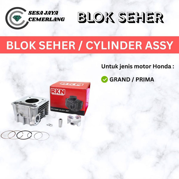 CYLINDER ASSY / BLOK SEHER RKN HONDA GRAND / PRIMA