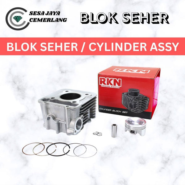 CYLINDER ASSY / BLOK SEHER RKN SUZUKI SATRIA FU/ SMASH/ SMASH TITAN/ THUNDER 125/ SPIN 125