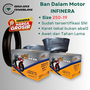250-19 Ban dalam motor Infinera ukuran 250-19 Semua Motor Trail