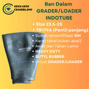 ukuran 23.5-25 Pentil Panjang Ban Dalam GRADER / LOADER INDOTUBE