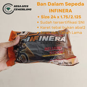 24 x 1.75/2.125 Ban Dalam Sepeda Infinera Ukuran 24 x 1.75/2.125