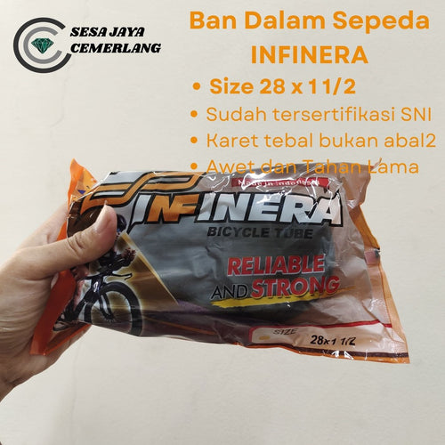 28 x 1.50 Ban Dalam Sepeda Infinera Ukuran 28 x 1.50 ban sepeda onthel / ontel / becak