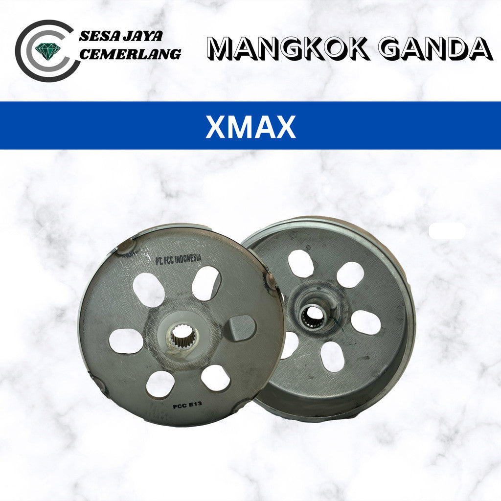 Mangkok Ganda FCC untuk motor Xmax (B47) Original 100%
