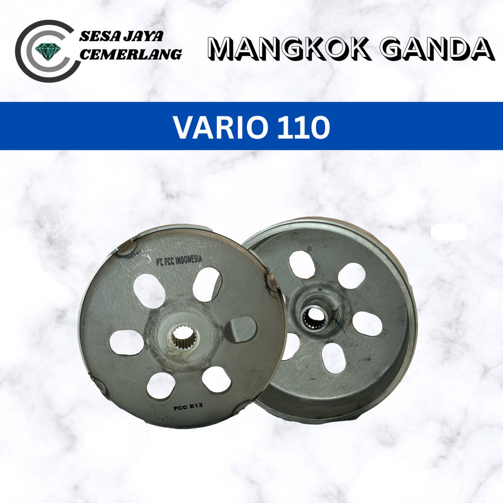 Mangkok Ganda FCC untuk motor Vario 110 /Fi (KVB) Original 100%