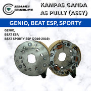 Kampas Ganda Assy as pully FCC untuk motor GENIO, BEAT ESP, BEAT SPORTY ESP (2016-2019) (K81) Original 100%