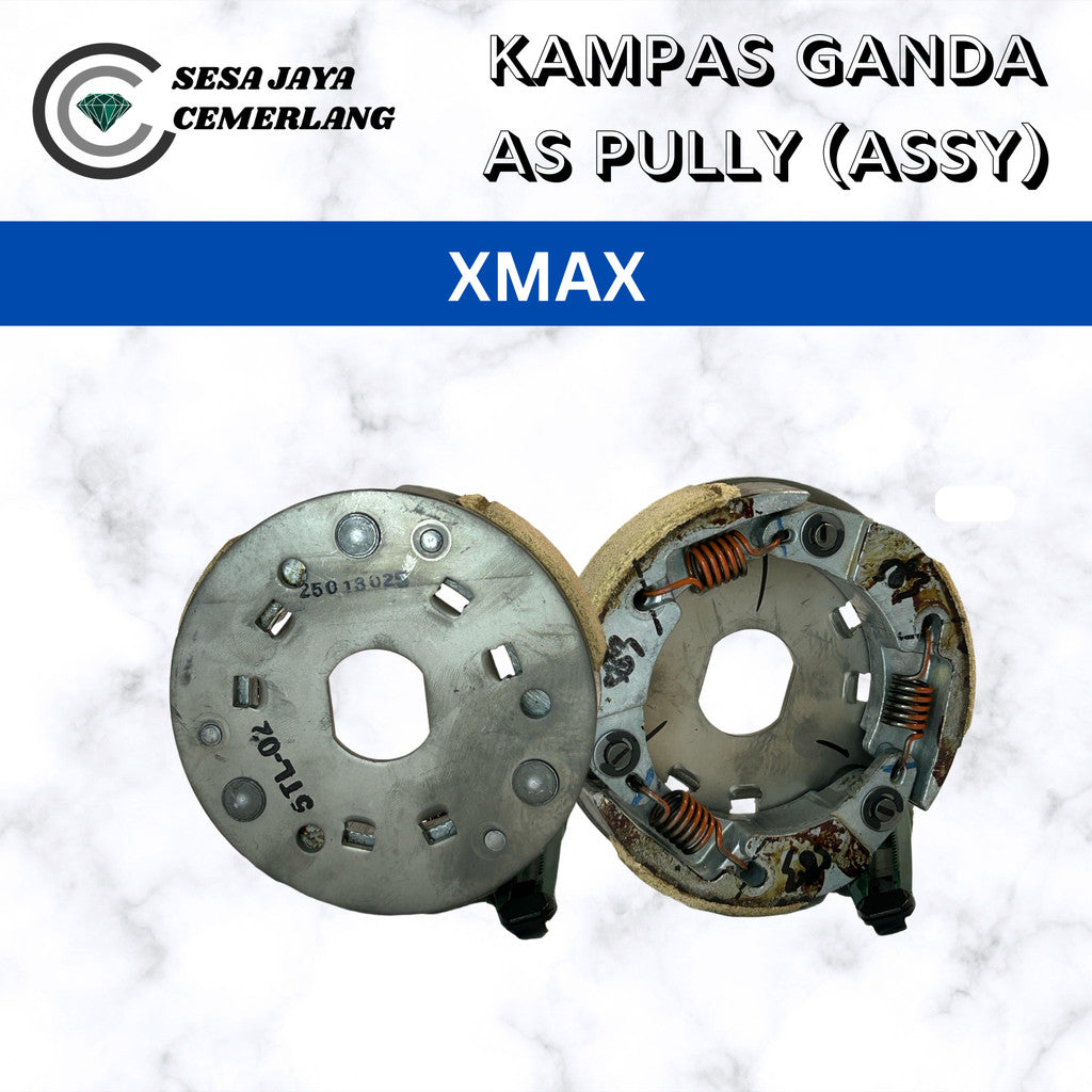 Kampas Ganda Assy as pully FCC untuk motor X-Max (B47) Original 100%