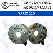Kampas Ganda Assy as pully FCC untuk motor VARIO 110 (KVB) Original 100%