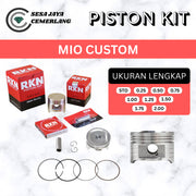 PISTON KIT RKN Yamaha Mio XB DIA  Custom STD 50 1.00 1.50 1.75 2.00 2.50