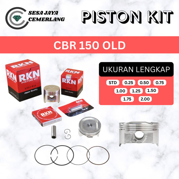 PISTON KIT RKN Honda CBR 150 Old STD 25 50 75 1.00 1.25 1.50 1.75 2.00