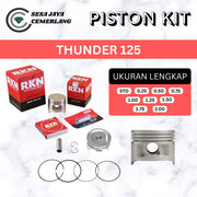PISTON KIT RKN Suzuki Thunder 125 STD 25 50 75 1.00 1.25 1.50 1.75 2.00