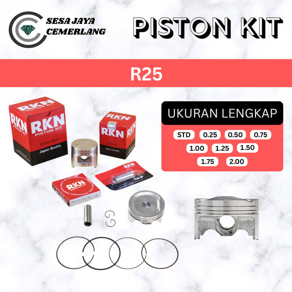 PISTON KIT RKN Yamaha R25 STD 25 50 75 1.00