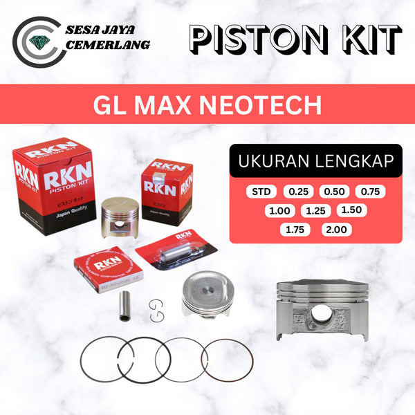 PISTON KIT RKN Honda GL Max Neotech (13 Ukuran)