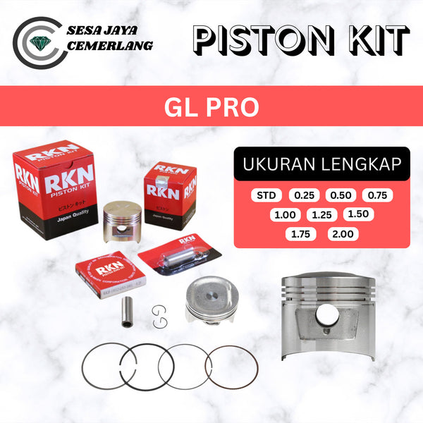 PISTON KIT RKN Honda GLpro STD 25 50 75 1.00 1.25 1.50 1.75 2.00