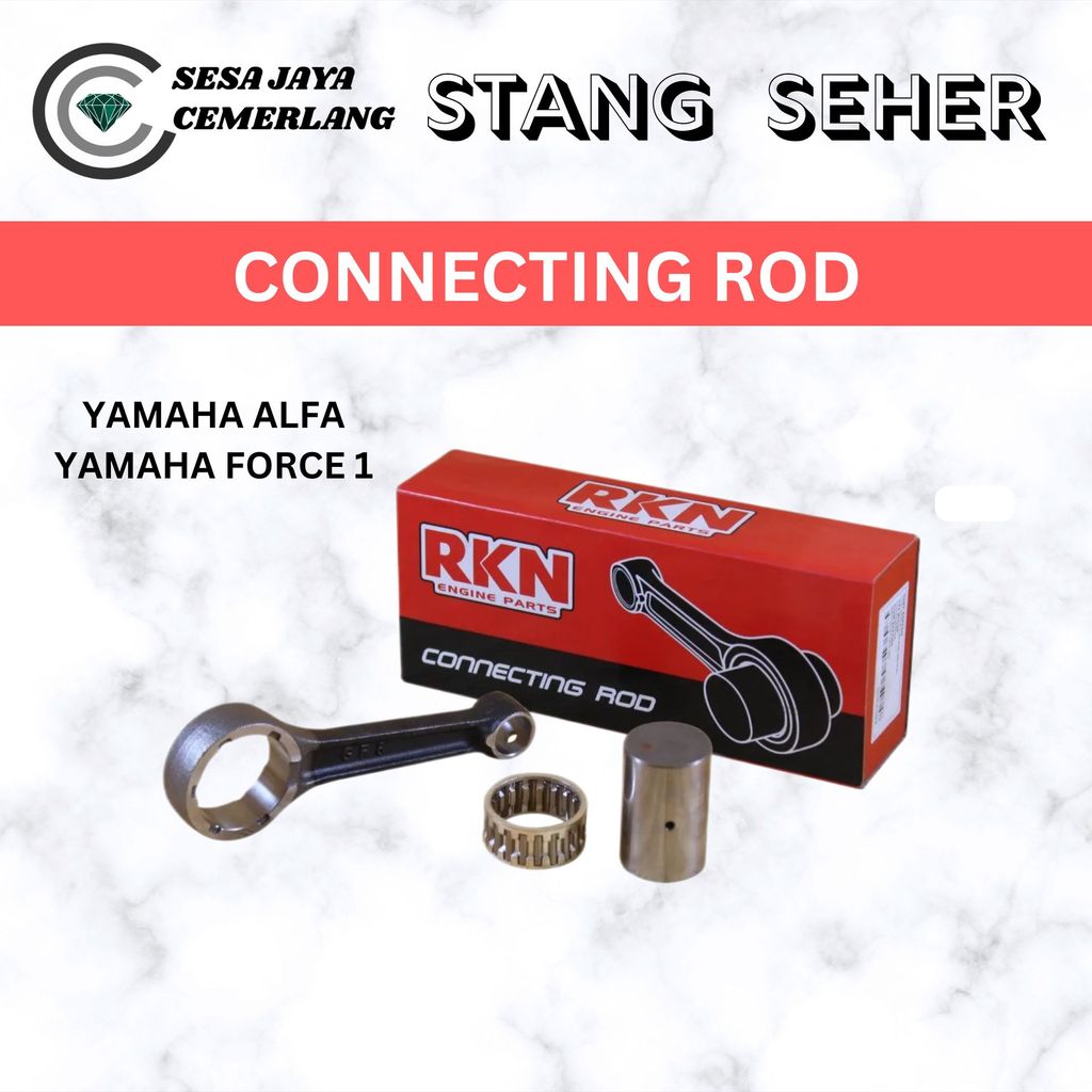 CON ROD / STANG SEHER / BATANG PISTON KIT RKN Yamaha Alfa dan Force 1