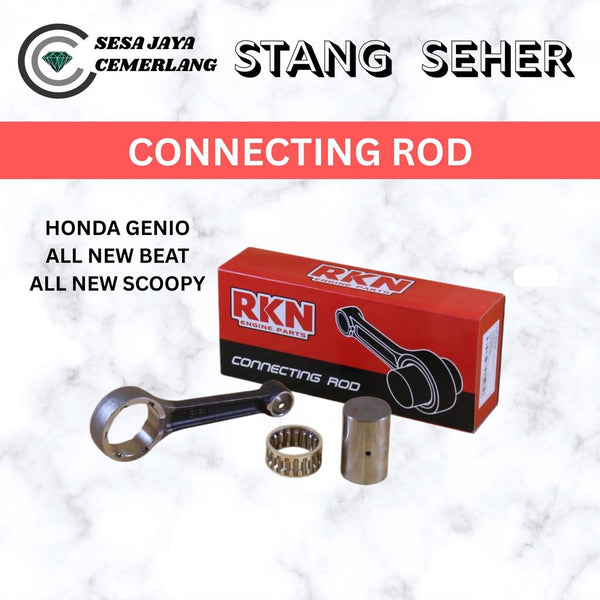 CON ROD / STANG SEHER / BATANG PISTON KIT RKN Honda GENIO, ALL NEW BEAT, SCOOPY