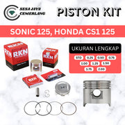 PISTON KIT RKN Honda Sonic 125 & Honda CS1 125 (9 Ukuran)