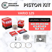 PISTON KIT RKN Honda Vario 125 STD 25 50 75 1.00