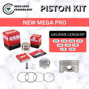PISTON KIT RKN Honda  New Megapro STD 25 50 75 1.00 1.25 1.50 1.75 2.0